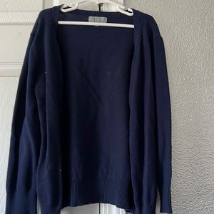 Navy cardigan